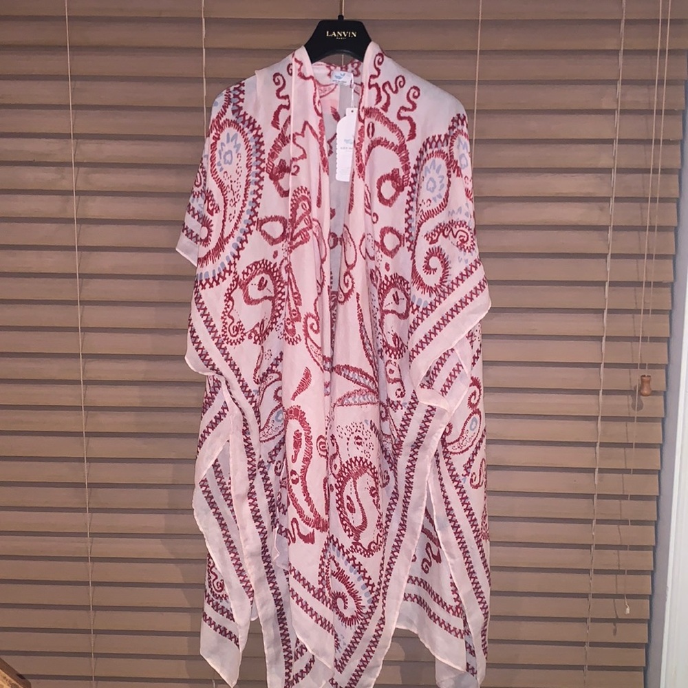 Save The Ocean Apparel Company | Pink Paisley Shawl New